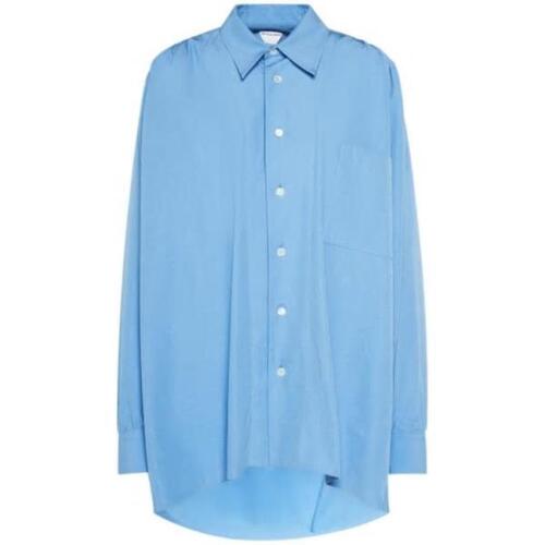 보테가베네타 여자셔츠 컴팩트 코튼 블렌드 셔츠 24SS 79I-CD3008_4225