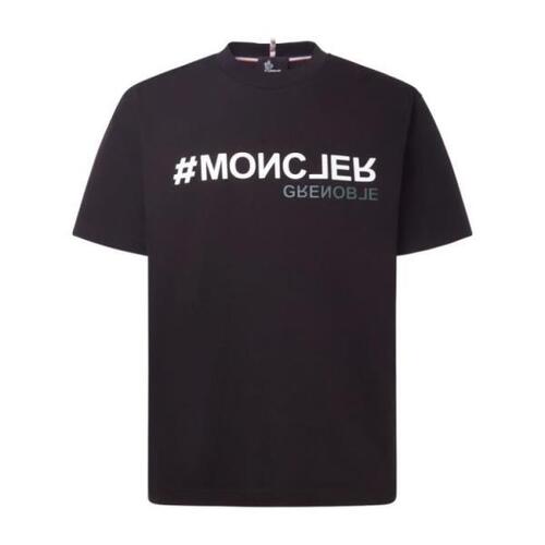 몽클레어 남자티셔츠 엠보스드 로고 헤비 져지 셔츠 24SS 78I-L72007_999