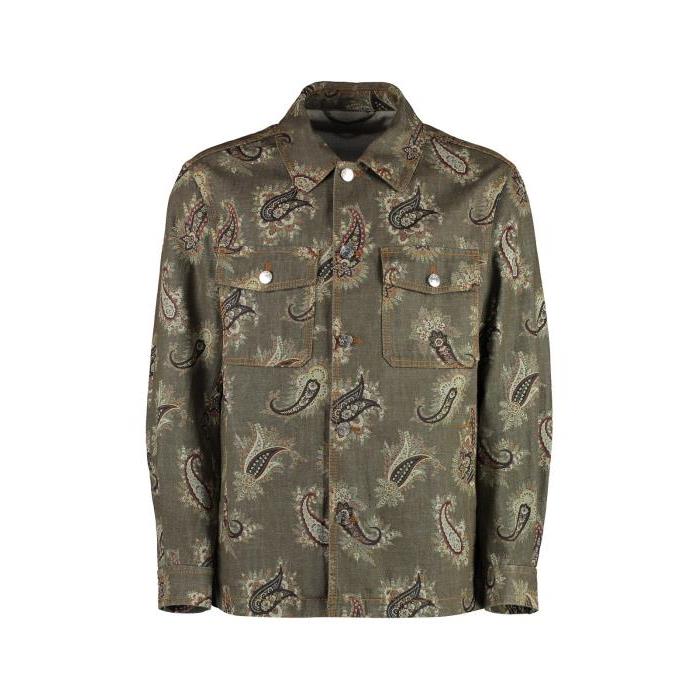 에트로 페이즐리 자카드 셔츠 재킷 남자자켓 24SS MRBA0023 S9890