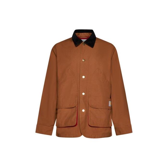 칼하트 버튼 롱 슬리브 셔츠 재킷 남자자켓 24SS I032148 1OB60