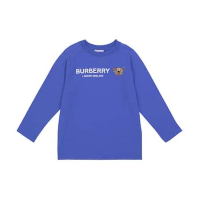 버버리 키즈 티셔츠 베어 코튼 롱 셔츠 24SS P00577544