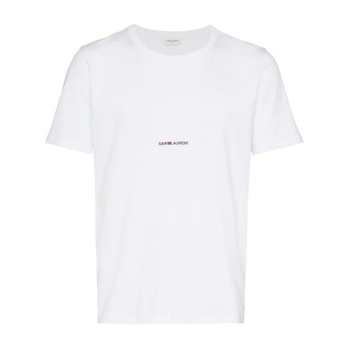 생로랑 남자티셔츠 `Saint 리브 Gauche` 셔츠 24SS 464572YB2DQ 9000 BLANC
